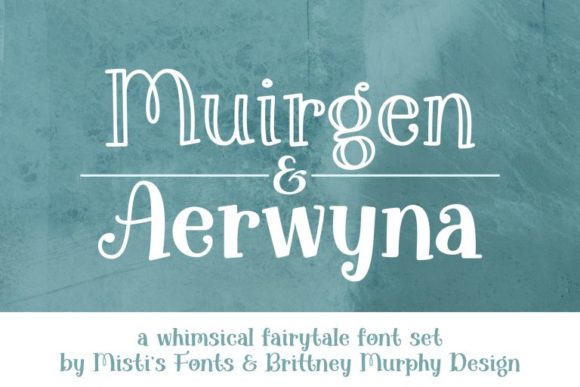 Aerwyna Muirgen Font Duo: Whimsical Typography