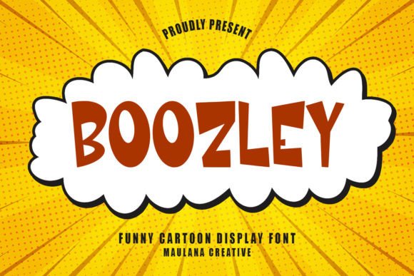 Bring Your Projects to Life with Boozley Cartoon Display Font