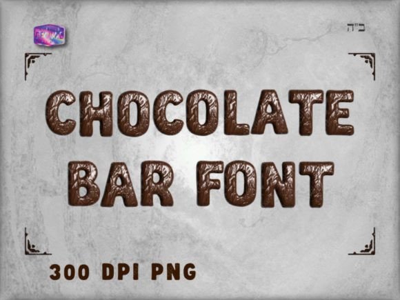 Chocolate Bar Font: A 3D Color Typeface for Creative Projects