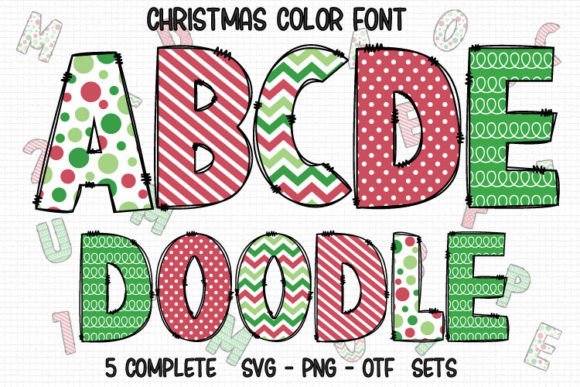 Christmas Font: A Festive Color Font for Holiday Projects