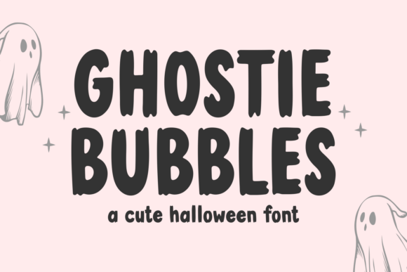 Evaluating Ghostie Bubbles Font by Dreamink 7ntypes for Modern Seasonal Design