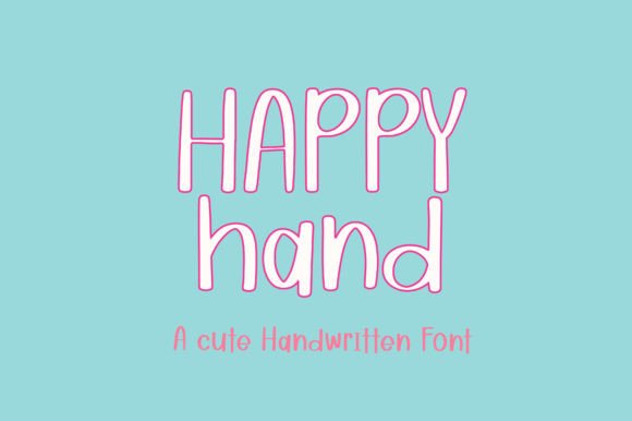 Happy Hand Font: Where Neatness Meets Natural Charm