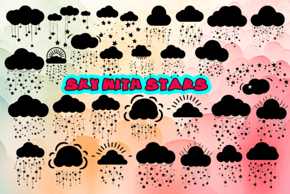 Illuminate Your Projects with the Sky with Stars Font