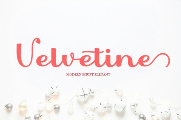 The Anatomy of Elegance: Decoding the Velvetine Font